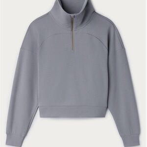 Gray Half-Zip Pullover 1/2 zip M Rhone dreamglow